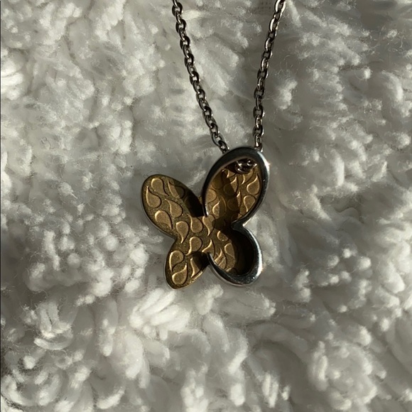Royal Damon Butterfly Necklace - Picture 2 of 7